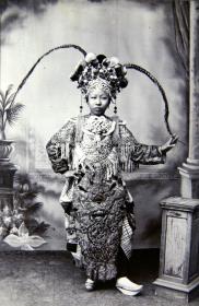 a Chinese dancing girl