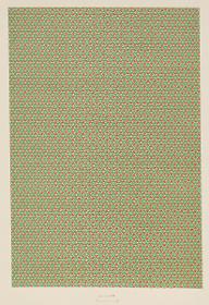 Lithografiertes Papier (geometrisches Muster)