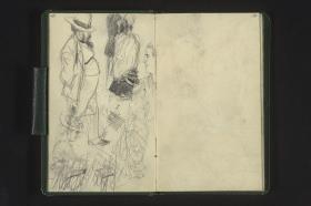 Figurenstudien (teils verworfen)