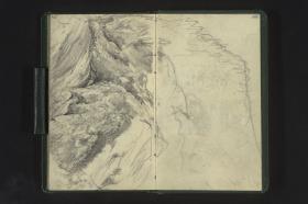 Landschaftsstudie: Bergmassiv