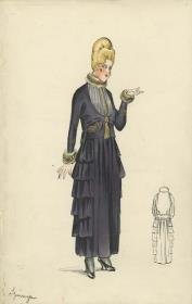 Tageskleid von Bernard et C.ie, Modell Spinoza
