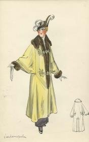 Abendmantel von Bernard et C.ie, Modell Sardanapale