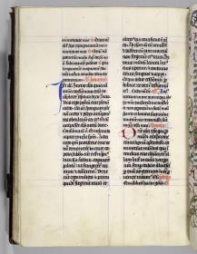 Textseite. Gebetbuch der Pfalzgräfin Margarethe von Simmern