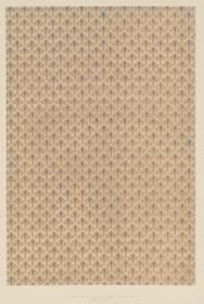Lithografiertes Papier (geometrisches Flächenmuster)