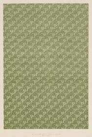 Lithografiertes Papier (florales Flächenmuster)