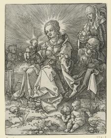 Die Heilige Familie auf der Grasbank