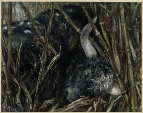 Der Yak-Stier im Bambus. Aus dem "Kinderalbum"
