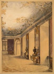 Saal im Schloss von Lissa
