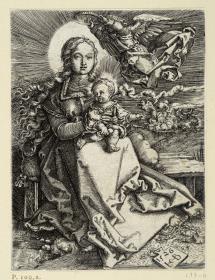 Maria, gekrönt von einem Engel