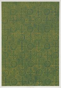 Stempeldruckpapier (ornamentales Flächenmuster)