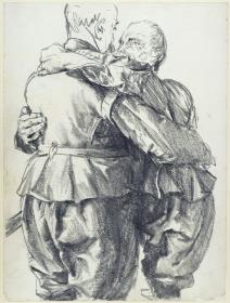 Zwei Modelle mit Gewändern des Kurfürsten Johann Georg I. von Sachsen im Historischen Museum in Dresden