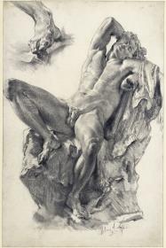 Der Barberinische Faun und Fußstudie