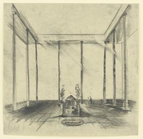 Wettbewerb Umgestaltung Neue Wache Berlin, Innenraum mit überdachtem Umgang