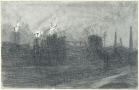 Flammende Schlote in Königshütte