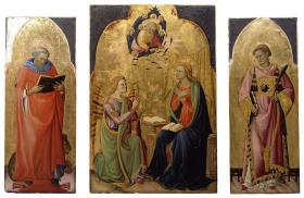 Teile eines Triptychons