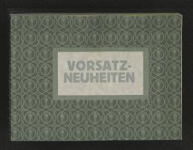 Vorsatzneuheiten (Musterbuch mit originalen Proben Nr. 51 bis 119)