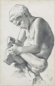 Studie nach dem Dornauszieher Castellani