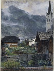 Blick von der Villa Herrmann auf das Tal von Hofgastein