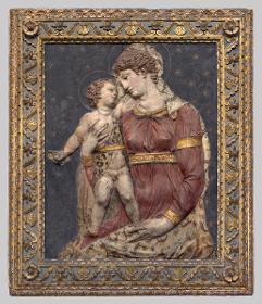 Madonna mit Pardelfell