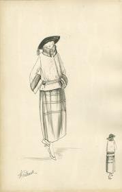 Ensemble von Bernard et C.ie, Modell Frileuse