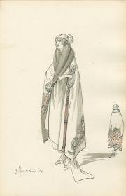 Abendcape von Bernard et C.ie, Modell Sparaxis