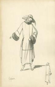 Abendcape von Bernard et C.ie, Modell Zapéon