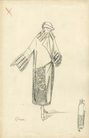 Abendmantel von Bernard et C.ie, Modell Wétaria