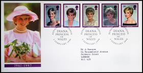 Diana, Princess of Wales Kensington London 3 February 1998.