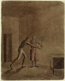 Franz und Daniel aus Schillers "Die Räuber"