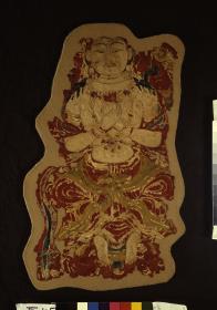 Stickerei - Bodhisattva Maitreya