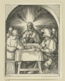 Christus im Emmaus (Kleine Passion)
