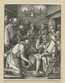 Christus wäscht die Füße der Apostel (Kleine Passion)