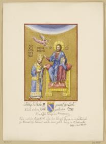 Aufnahme eines Mosaiks in der Kathedrale von Monreale