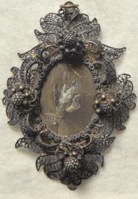 Toter Vogel. Miniatur aus der Sammlung Loewe