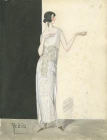 Abendkleid von Bernard et C.ie, Modell Yeddo