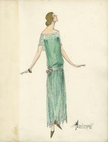 Abendkleid von Bernard et C.ie, Modell Montespan
