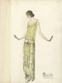 Abendkleid von Bernard et C.ie, Modell Mascotte