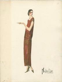 Abendkleid von Bernard et C.ie, Modell Madrilène