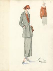 Ensemble von Bernard et C.ie, Modell Tripolette