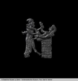 Relief mit erotischer Darstellung