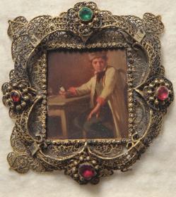Holländischer Bauer. Miniatur aus der Sammlung Loewe