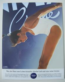 Nivea-Creme "Was die Haut zum Leben braucht: frische Luft und eine reine Creme."