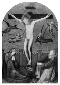 Christus am Kreuz zwischen Maria und Johannes