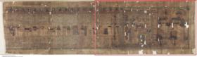 Hieroglyphischer Papyrus mit dem Totenbuch des Priesters im Amun-Tempel Nes-pa-her-an