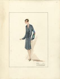 Nachmittagskleid von Bernard et C.ie, Modell Pirouette