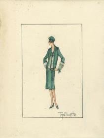 Nachmittagskleid von Bernard et C.ie, Modell Trottinette