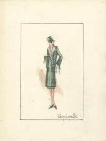 Nachmittagskleid von Bernard et C.ie, Modell Verdurette