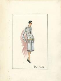 Nachmittagskleid von Bernard et C.ie, Modell Ma Choute