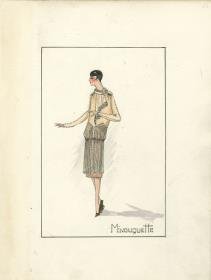 Nachmittagskleid von Bernard et C.ie, Modell Minouquette