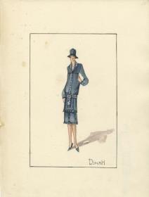 Nachmittagskleid von Bernard et C.ie, Modell Dinah